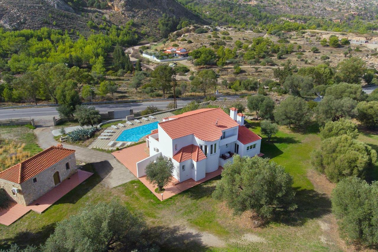 Villa Krokali Lindos Esterno foto