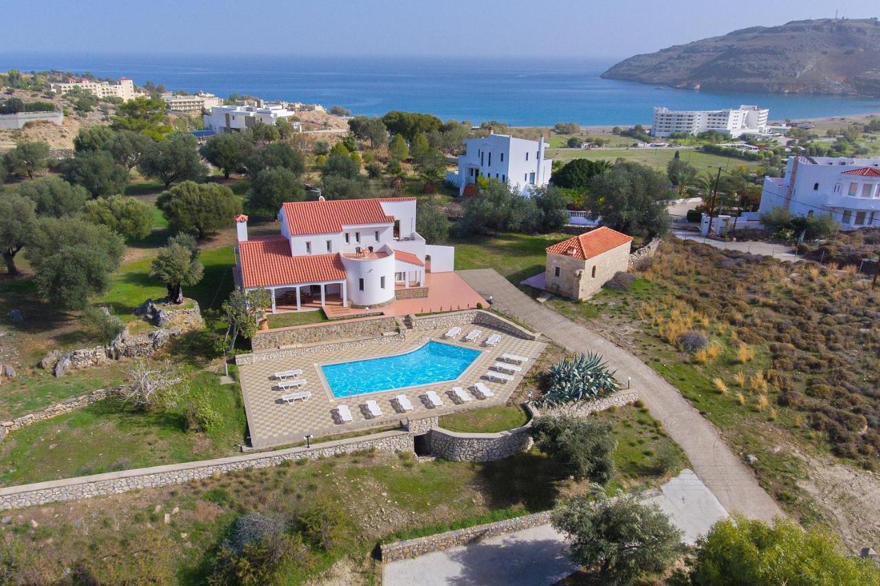 Villa Krokali Lindos Esterno foto